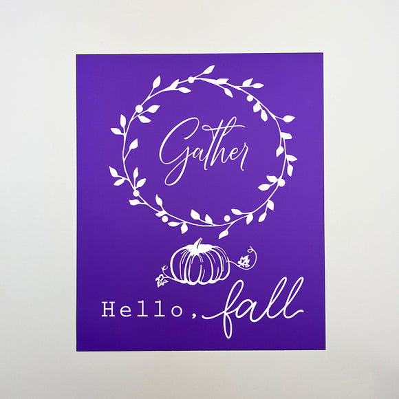 Gather - Hello Fall Silk Mesh Adhesive Stencil