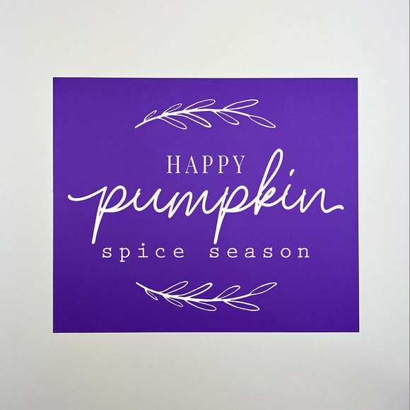 Happy Pumpkin Spice Silk Mesh Adhesive Stencil