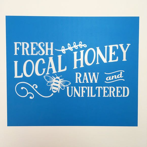 Local Honey Silk Mesh Adhesive Stencil