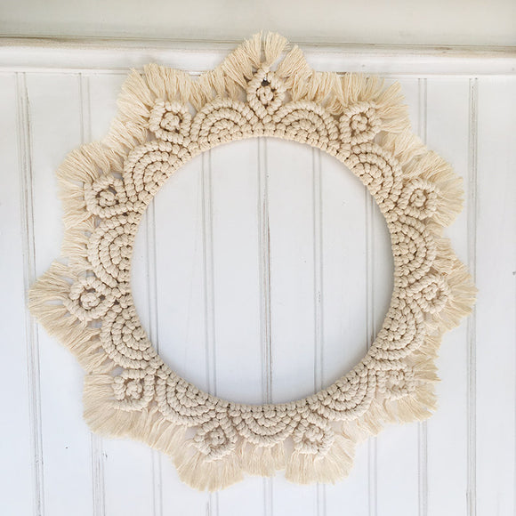 Macramé Mandala Wall Hanging Wreath